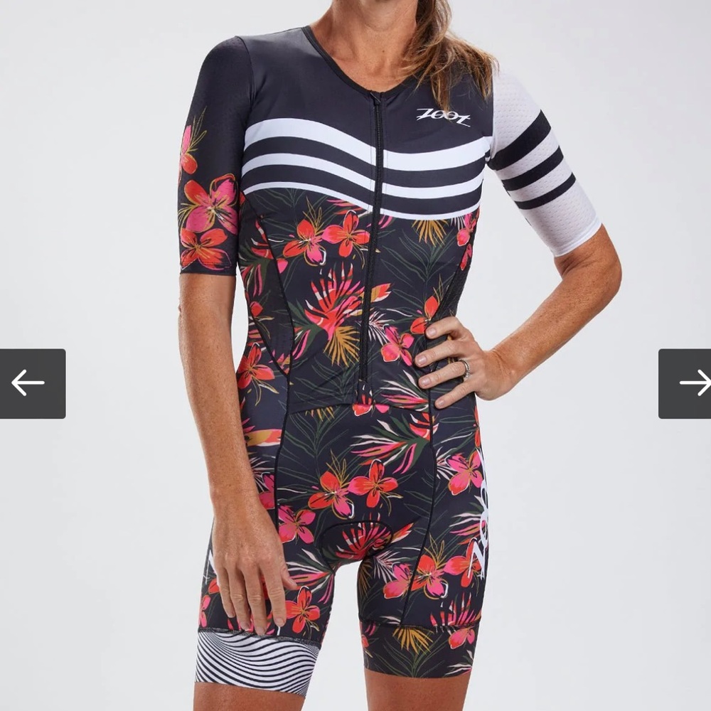 Zoot Trisuit WOMENS LTD TRI AERO FZ RACESUIT - WAIKOLOA